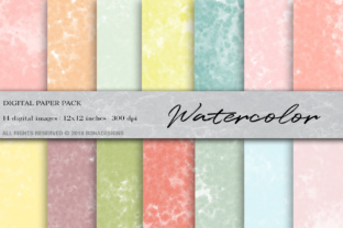 Watercolor Digital Paper & Illustrations Review