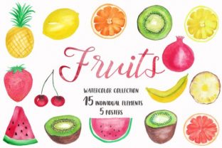 Watercolor Fruits Collection Illustrations Review